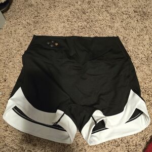 JOVS EMS Toning Shorts, Black And White Exercise Shorts